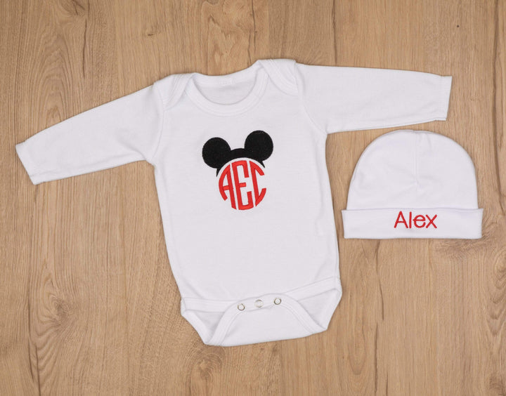 mickey mouse baby boy coming home outfit