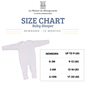 La Maison du Monogramme Embroidered Baby Boy Take Home Outfit Sky Blue and Light Grey