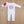 Load image into Gallery viewer, personalized romper for baby girl with hot pink thread
