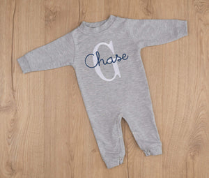 Gray newborn coming home outfit