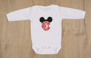 Mickey Mouse Monogram: Personalized Baby Boy Coming Home Outfit