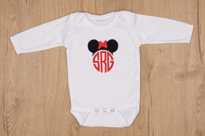 Minnie Mouse Monogram Coming Home Outfit